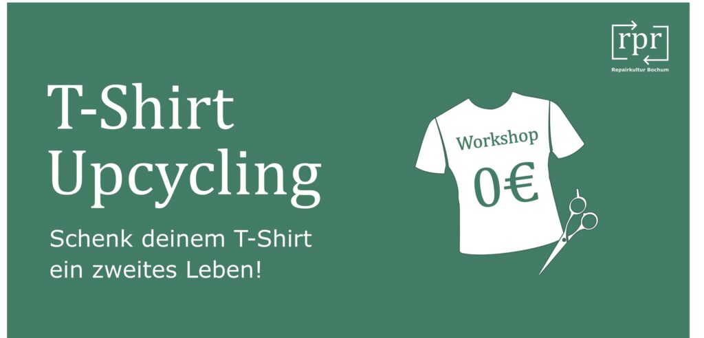 T-Shirt-Upcycling beim Repair2Café